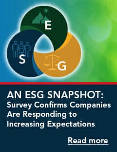 An ESG Snapshot