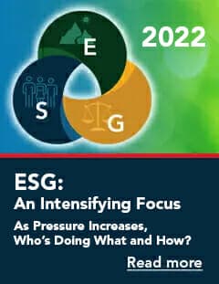 ESG: An Intensifying Focus